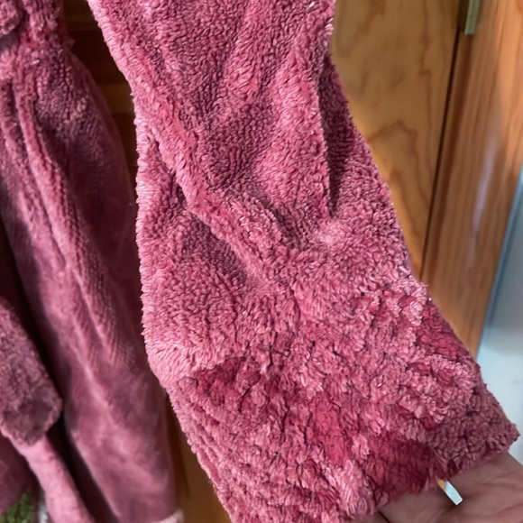 Pink Floral chenille Women's Robe - Picture 6 of 6